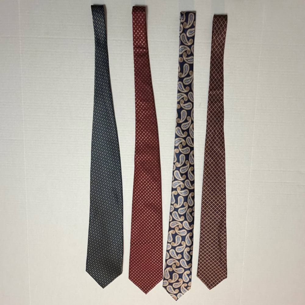 Set of Four Stylish Ties